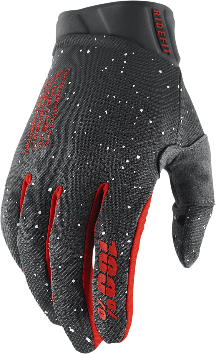 100% Ridefit Gloves - Mars - Small 10010-00020 - Howling Moto