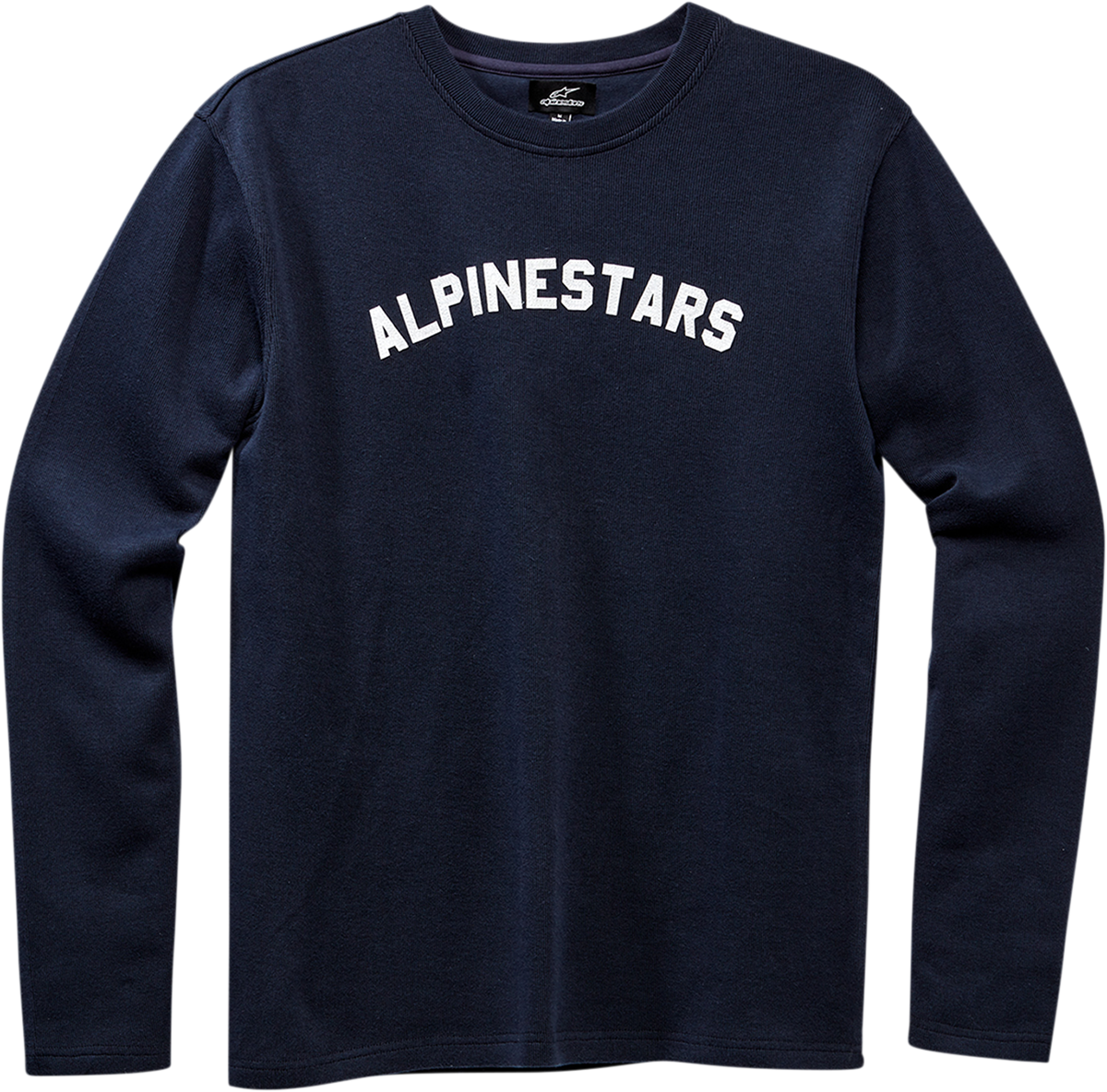 Alpinestars Duster Premium long-sleeve shirt in navy, XL, featuring a sleek design and branding on the front.