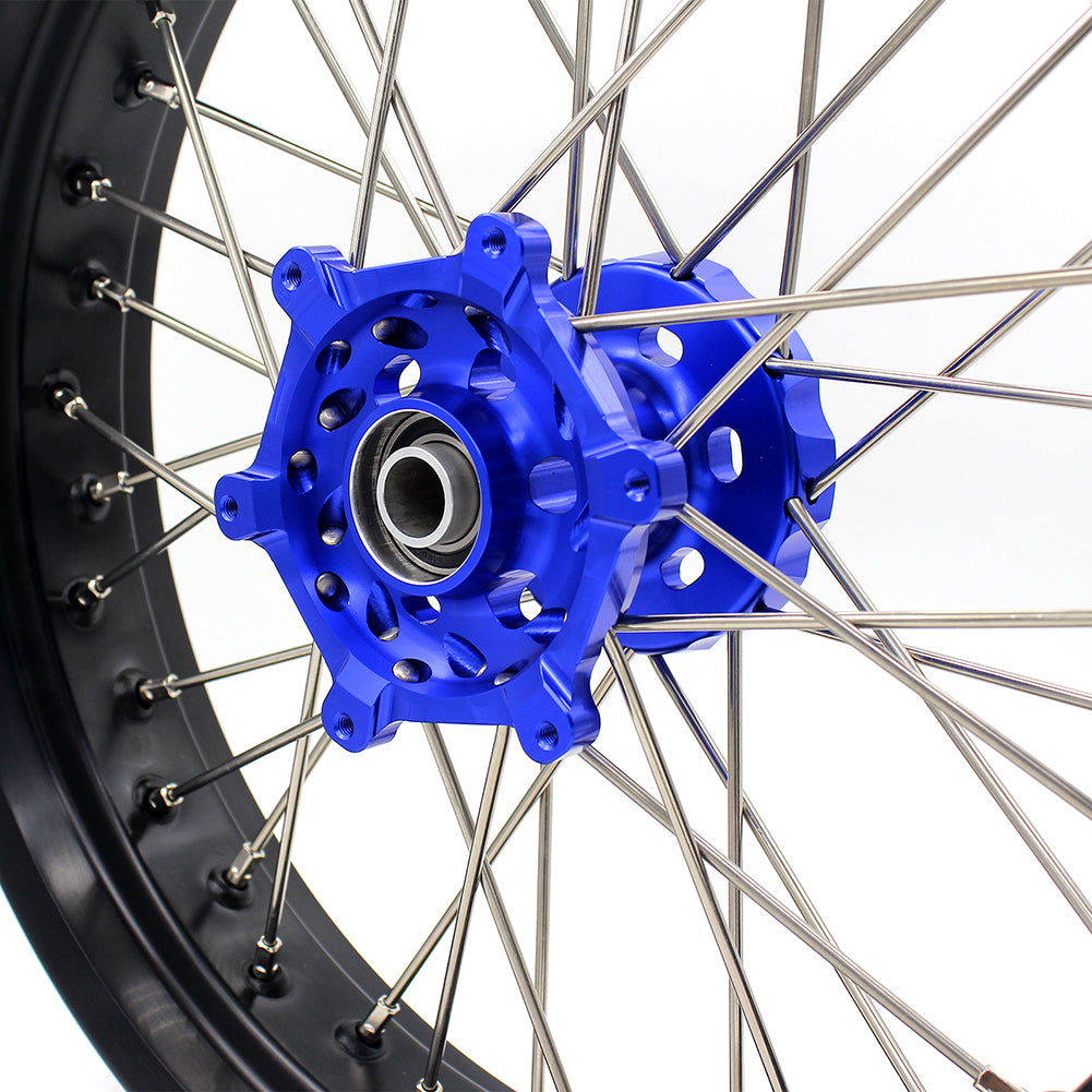 KKE 17 Inch CUSH Drive on Road Supermoto Wheels Rims For SUZUKI DRZ400SM 2005-2024 - Howling Moto