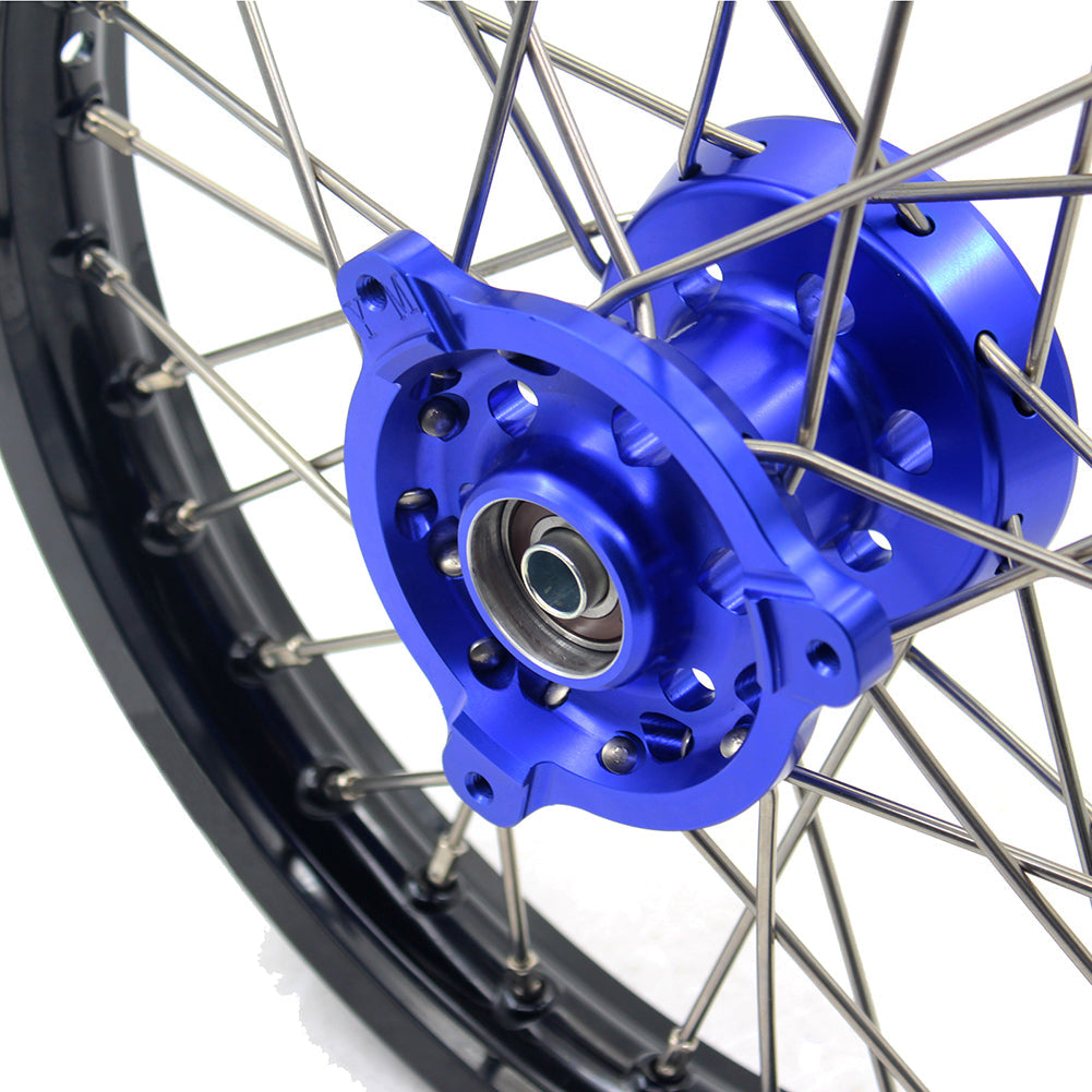 KKE 14 & 12 Kids Wheels Rims Set for YAMAHA YZ65 2018-2023 Blue - Howling Moto