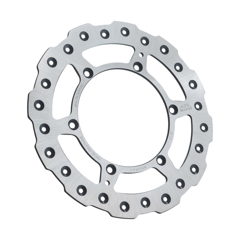 JT rear brake rotor SS self-cleaning for Suzuki off-road models, showing the durable, metallic brake rotor with vented design.