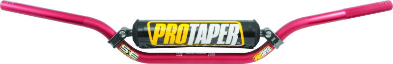 ProTaper SE Windham/RM mid handlebar in red, motocross handlebar with reinforced aluminum construction for off-road riding.