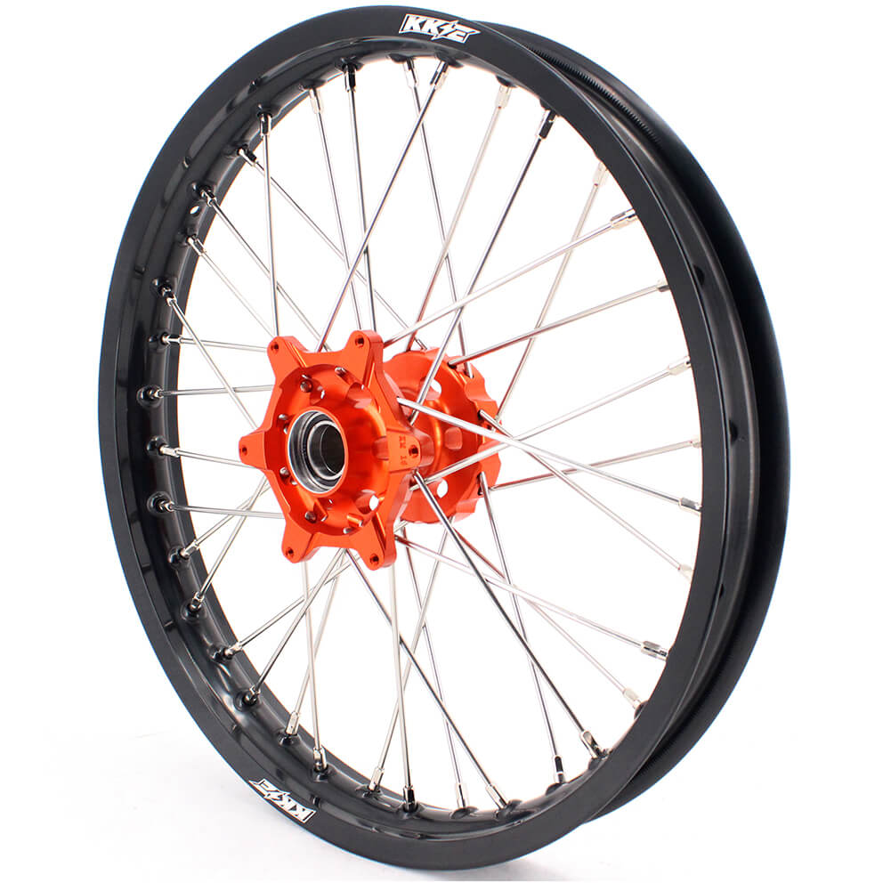 KKE 1.85*19 & 2.15*19 Flat Track Wheels for KTM EXC EXC-F EXC-W 125-530CC 2003-2024 Spoked Rims - Howling Moto