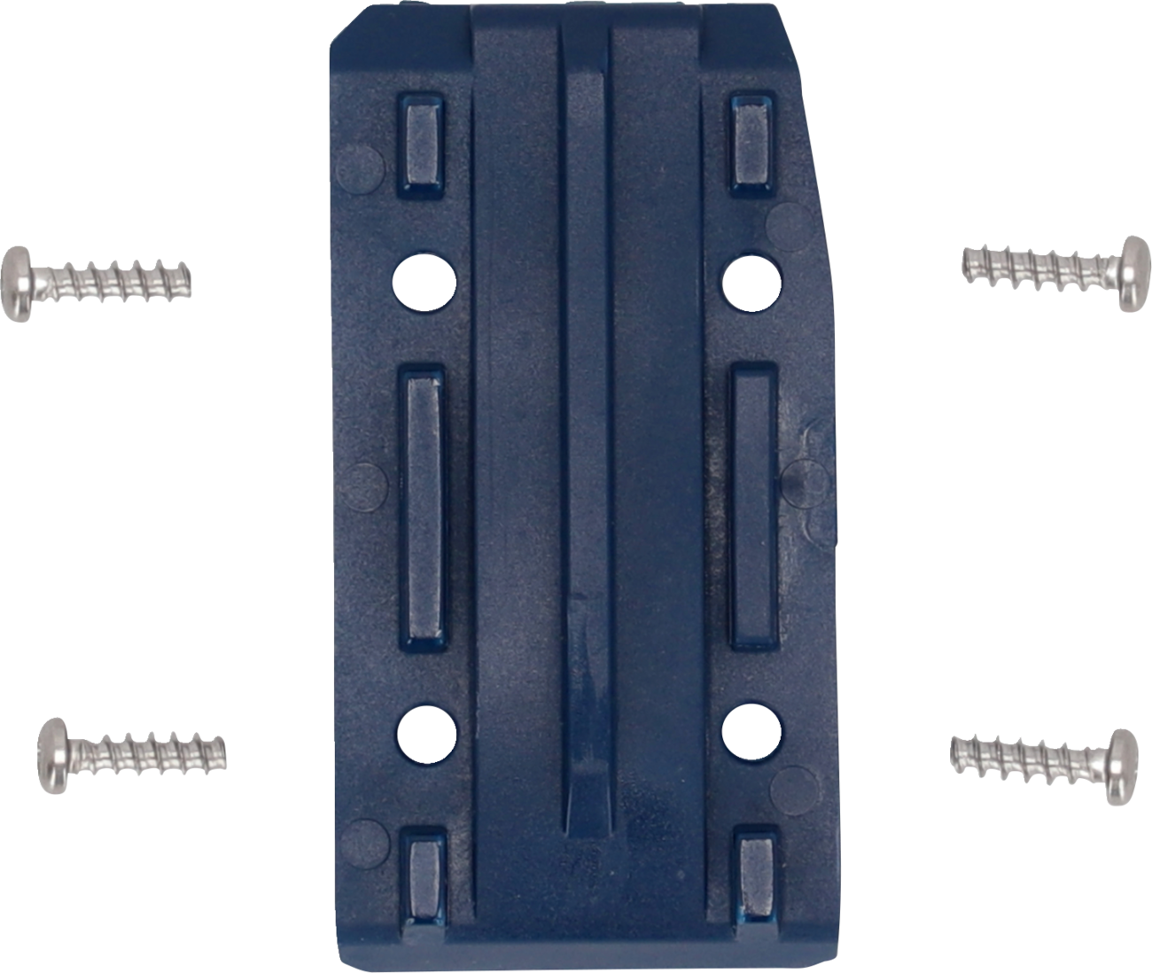 Blue ACERBIS chain guide replacement insert for KTM motorcycles, designed for durability and precise fit.
