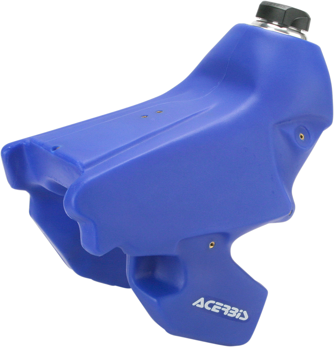 Blue Acerbis gas tank for Yamaha YZ250/450F 2003-2005, 3.3 gallons, motorcycle body part with brand and product details.