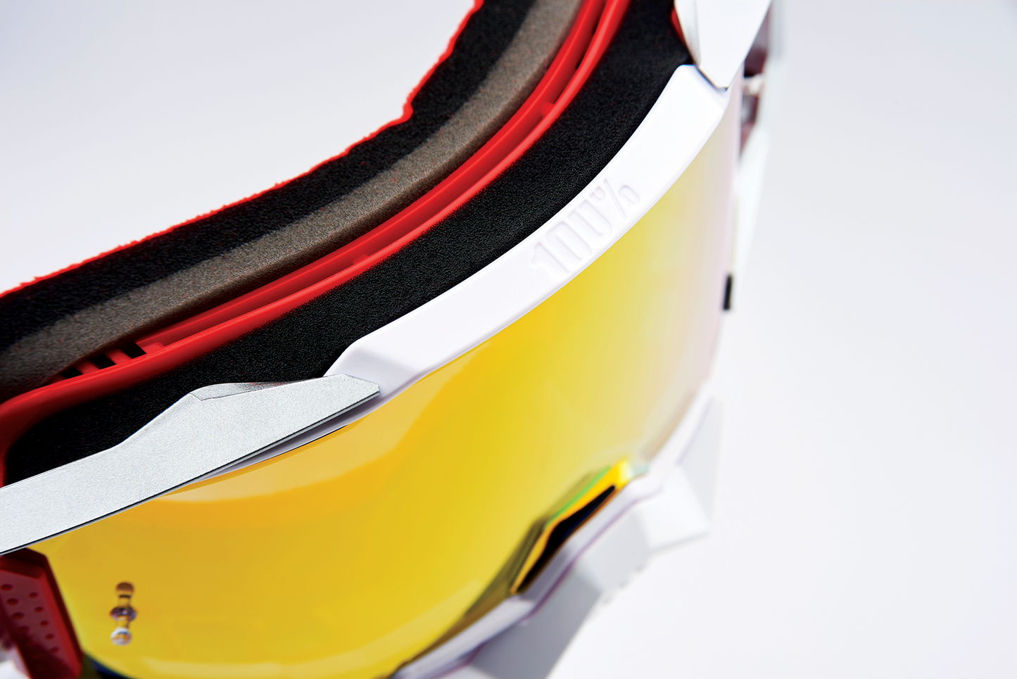100% Armega Goggles - Lightsaber - Red Mirror 50005-00002 - Howling Moto