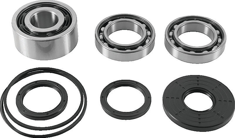QuadBoss differential bearing and seal kit for Polaris RZR XP 4 1000 EPS, part #412647, showing components and packaging.