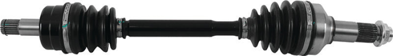 QuadBoss front left replacement axle for 2018 Yamaha YFM700 Grizzly EPS, showing the metal axle with mounting ends.