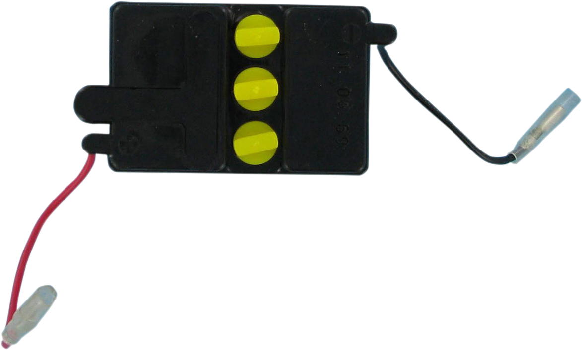 Parts Unlimited 6N22A4 conventional motorcycle and powersports battery, high-quality replacement with visible battery terminals and casing.