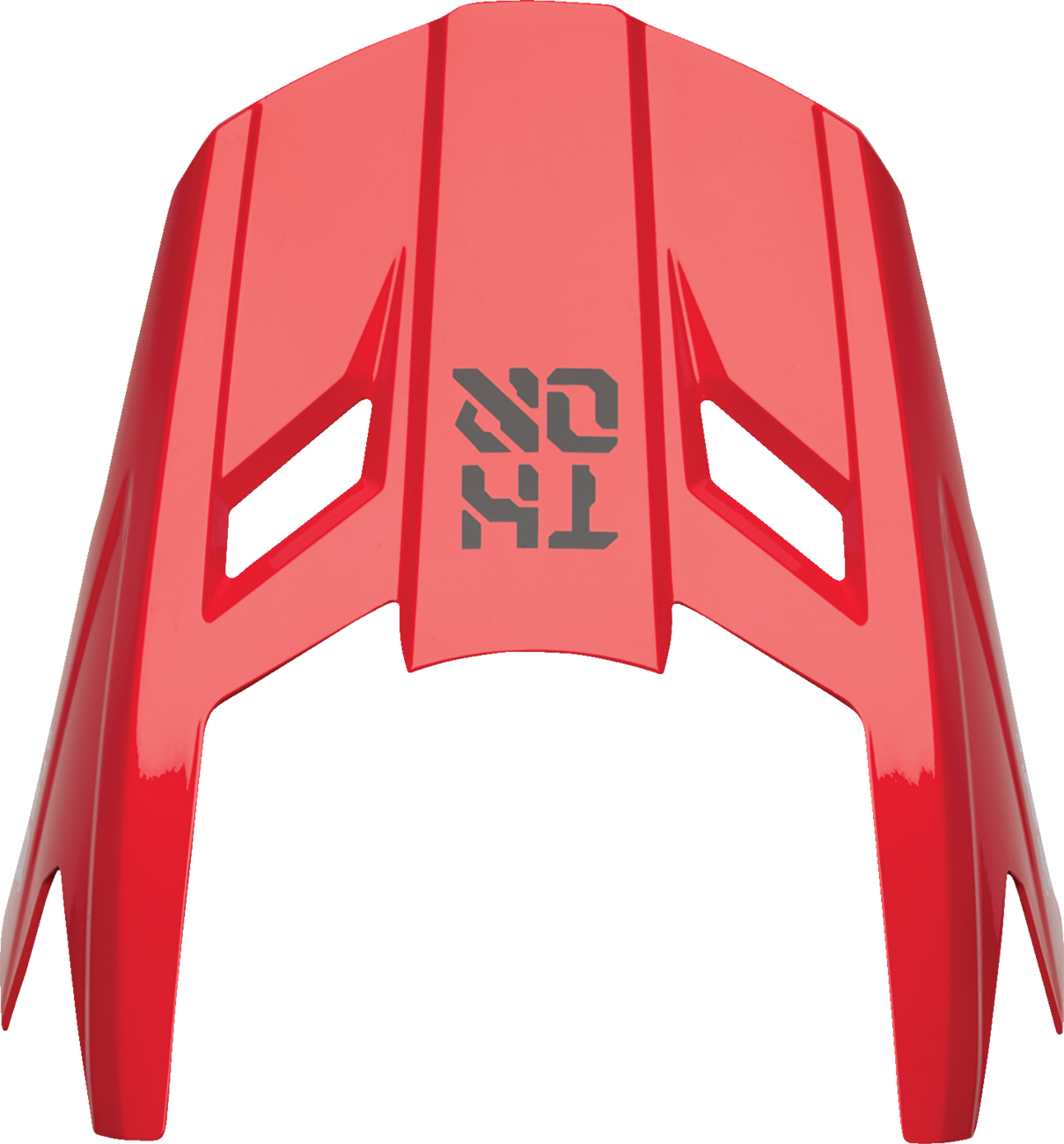 THOR youth fleet forge red visor kit, motocross helmet accessory with red visor and adjustable fit for young riders.