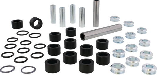 Moose Offroad rear suspension kit 50-1267 for A-arms and knuckle repair, shown with suspension components and hardware.