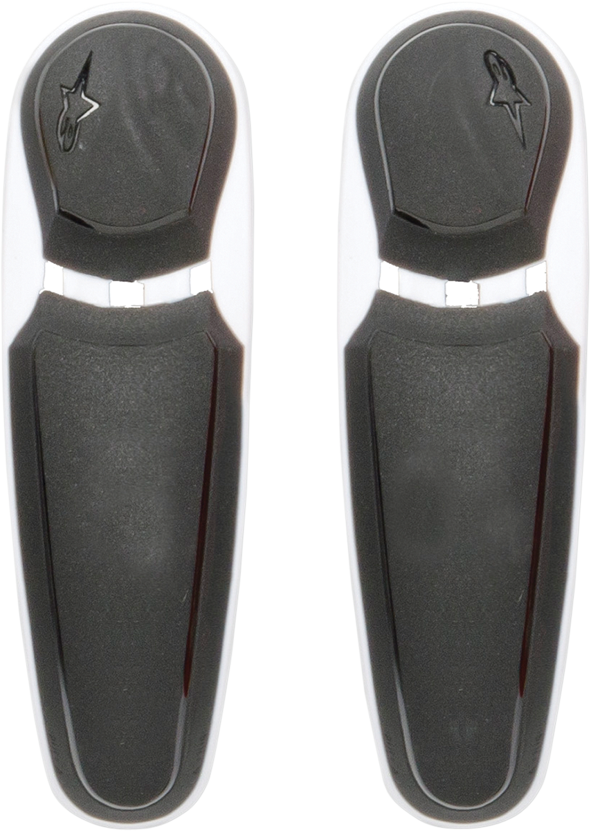 ALPINESTARS Toe Sliders - White/Black 25SLISMX11-21 - Howling Moto