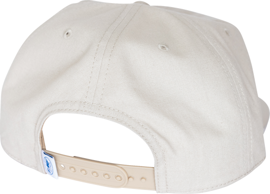 FMF Split Decision Hat in sand color, casual baseball cap with embroidered logo, stylish and comfortable for everyday wear