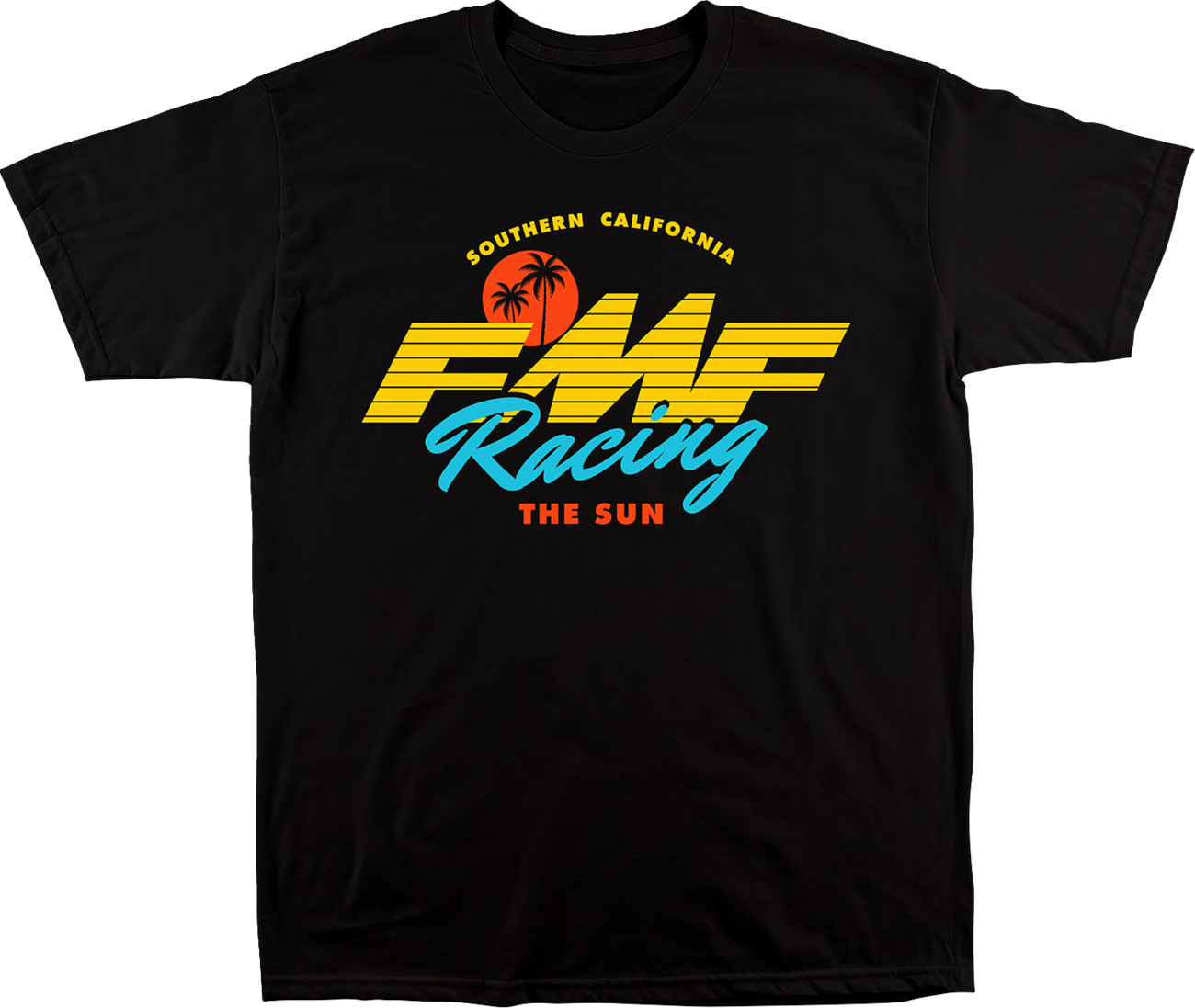 Black FMF The Basics T-Shirt in large size, featuring a classic fit and simple design, shown in the product image.