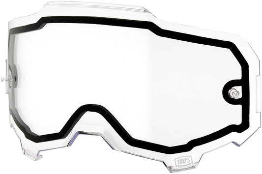 100% Armega Dual Lens - Clear 59051-00001 - Howling Moto