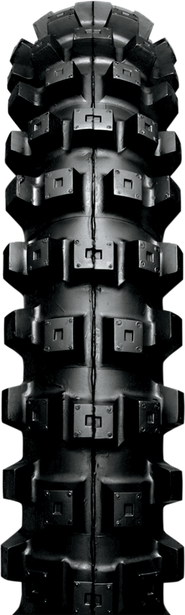 IRC VE-33 Enduro rear tire for cross-country racing, size 110/100-17, with durable tread and off-road performance.