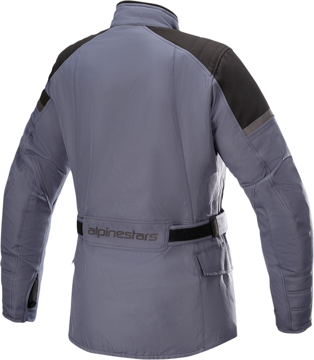 Alpinestars Stella Gravity Jacket in gray, XL size, featuring a sleek motorcycle jacket design with protective details.