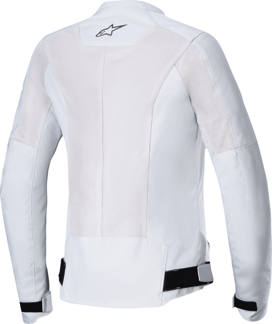 Alpinestars Stella C-1 Air Jacket in silver, size small, featuring lightweight motorcycle riding gear with ventilation and protective armor.