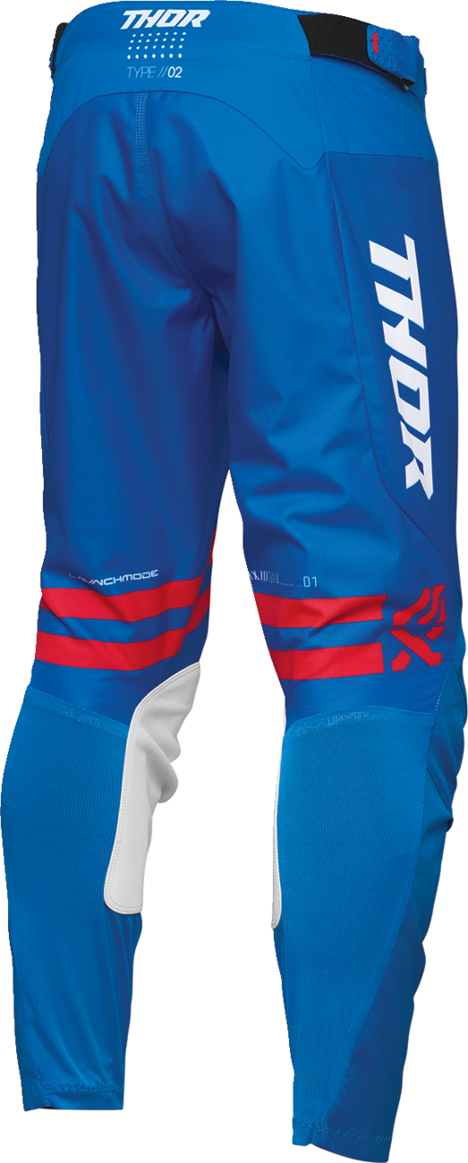 THOR, THOR Launchmode Patriot Pants US 32 by THOR – Red, White, and Blue Motorcycle Riding Gear with Enhanced Comfort and Durability