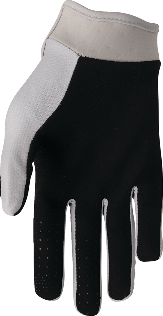 THOR Launchmode XP motorcycle gloves in sand color, size 2XL, featuring durable riding gear and reinforced palms.