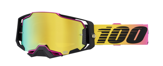 100% Armega Goggles - 91 - Gold Mirror 50005-00015 - Howling Moto