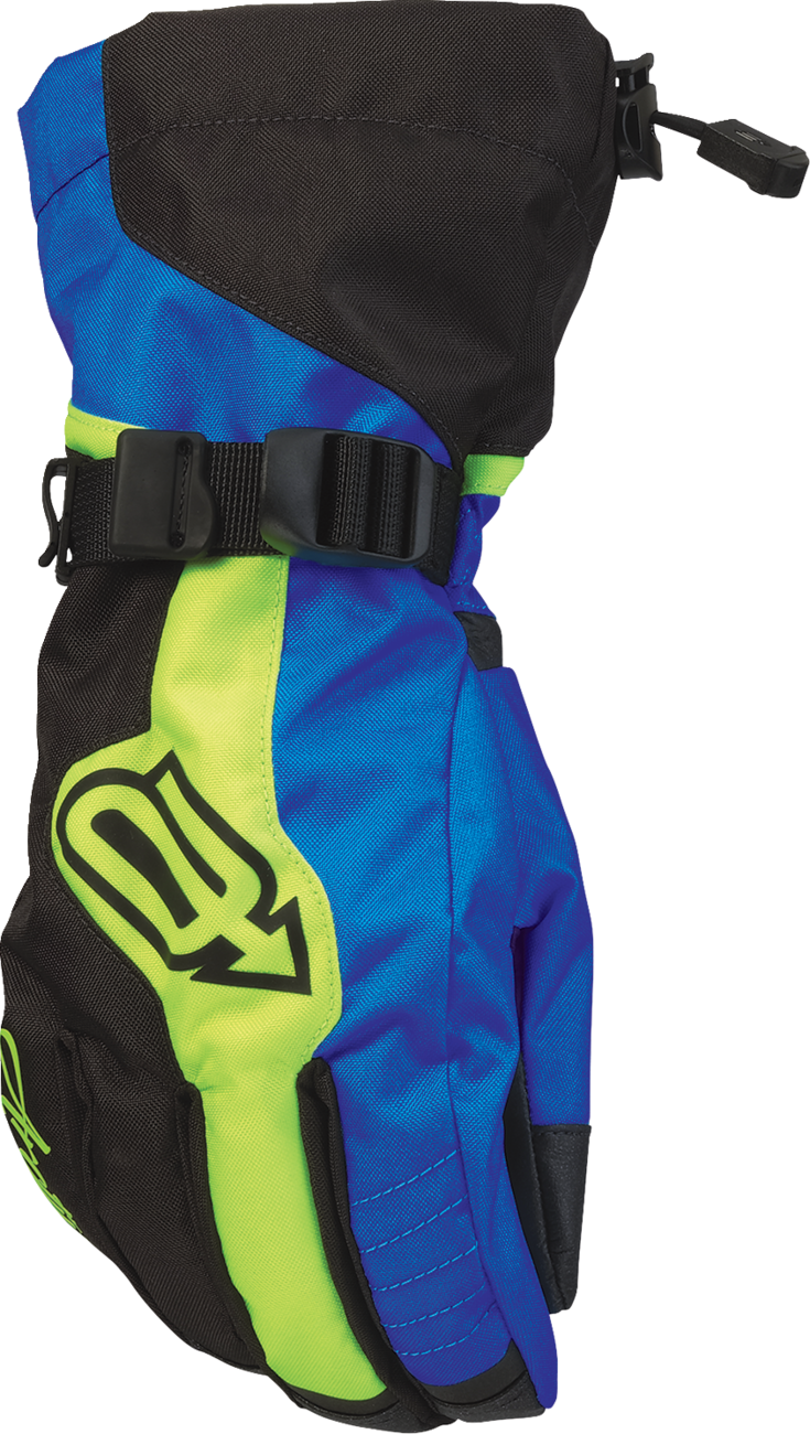 ARCTIVA Women's Pivot 8 waterproof, insulated ski gloves with 3M Thinsulate, breathable fabric, and reflective graphics.