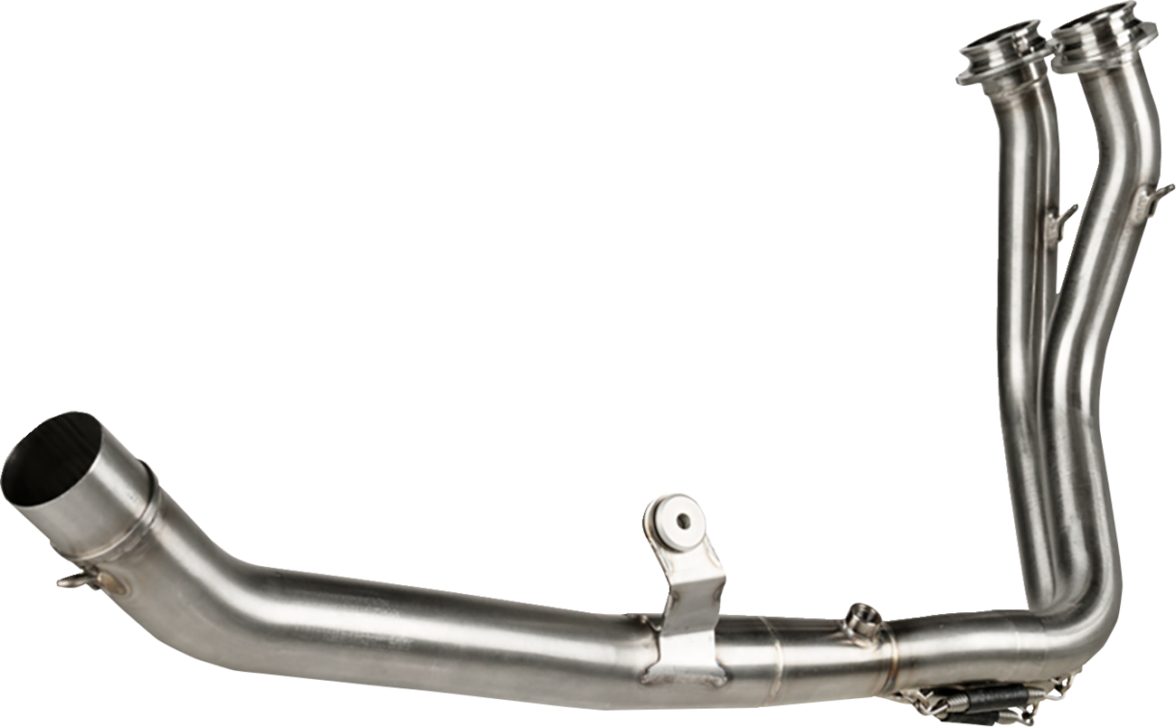 Stainless steel AKRAPOVIC header pipe for Honda CB750 Hornet E-H7R6 performance exhaust system.