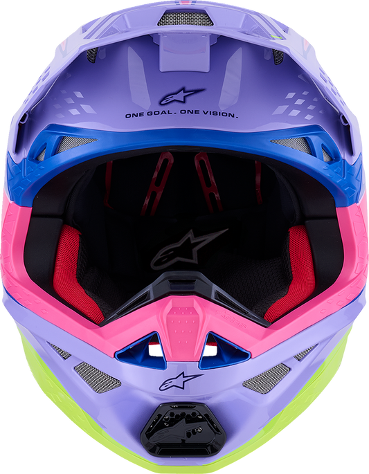 Alpinestars Supertech M10 helmet in XL size, featuring Jett Lawrence R01 design with MIPS® technology, racing helmet with vents.