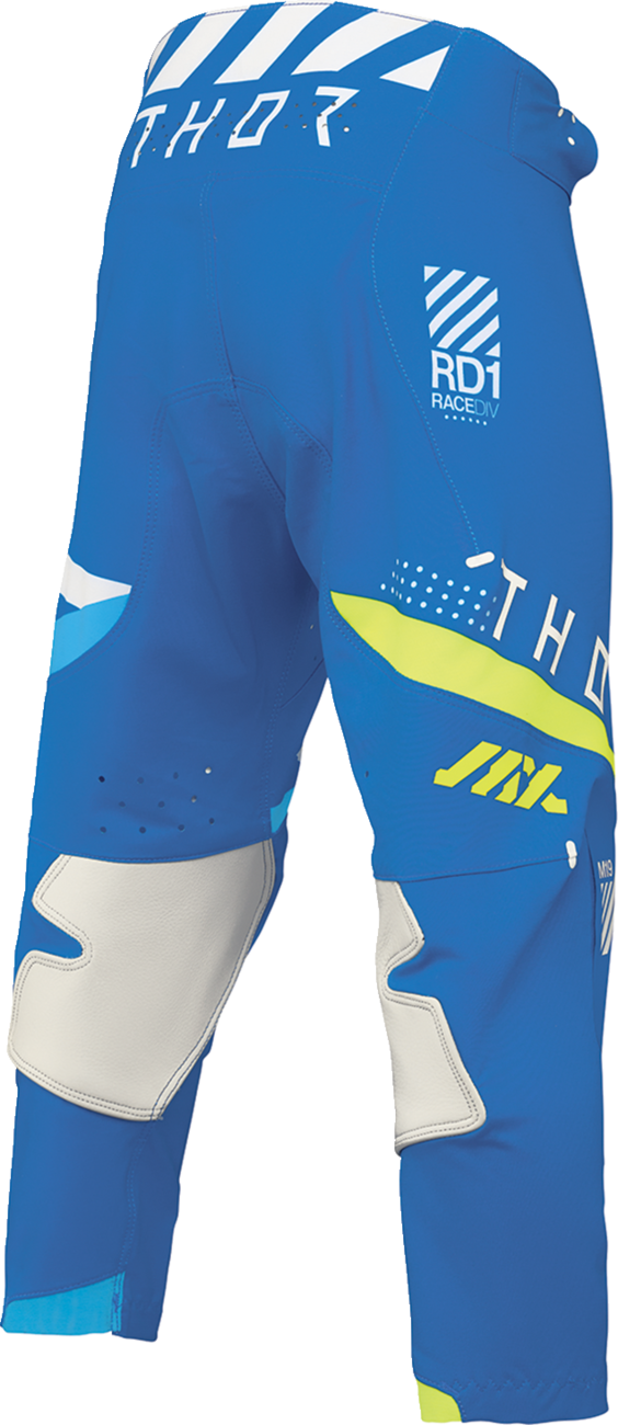 Blue THOR Youth Sportmode Synth Pants, US 28, with sporty design and elastic waistband, ideal for active youth wear.