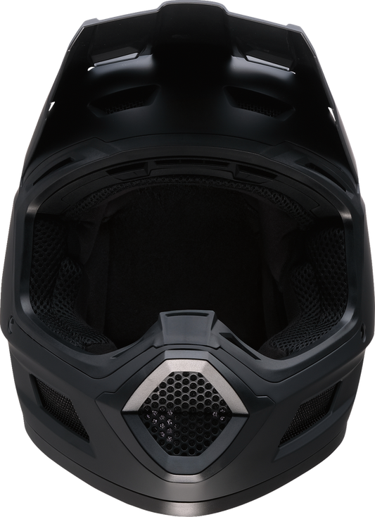 Z1R Youth Dirt Maxx helmet in matte black, small size, featuring a lightweight design with adjustable straps and ventilation.