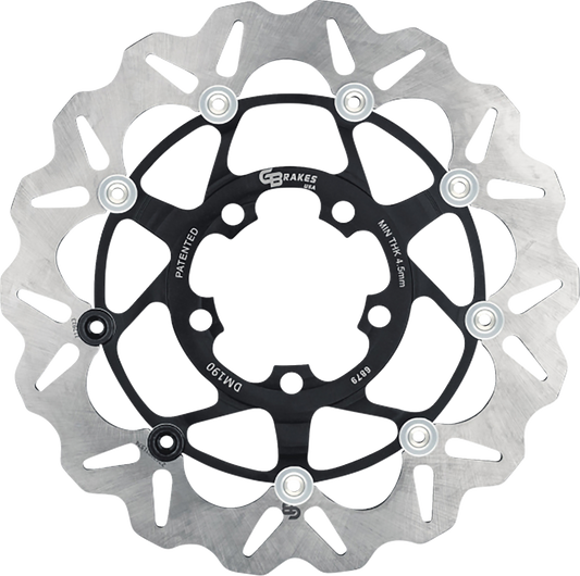 GBRAKES Front GBDU040 Brake Rotor for Sportbikes and V-Twin Cruisers