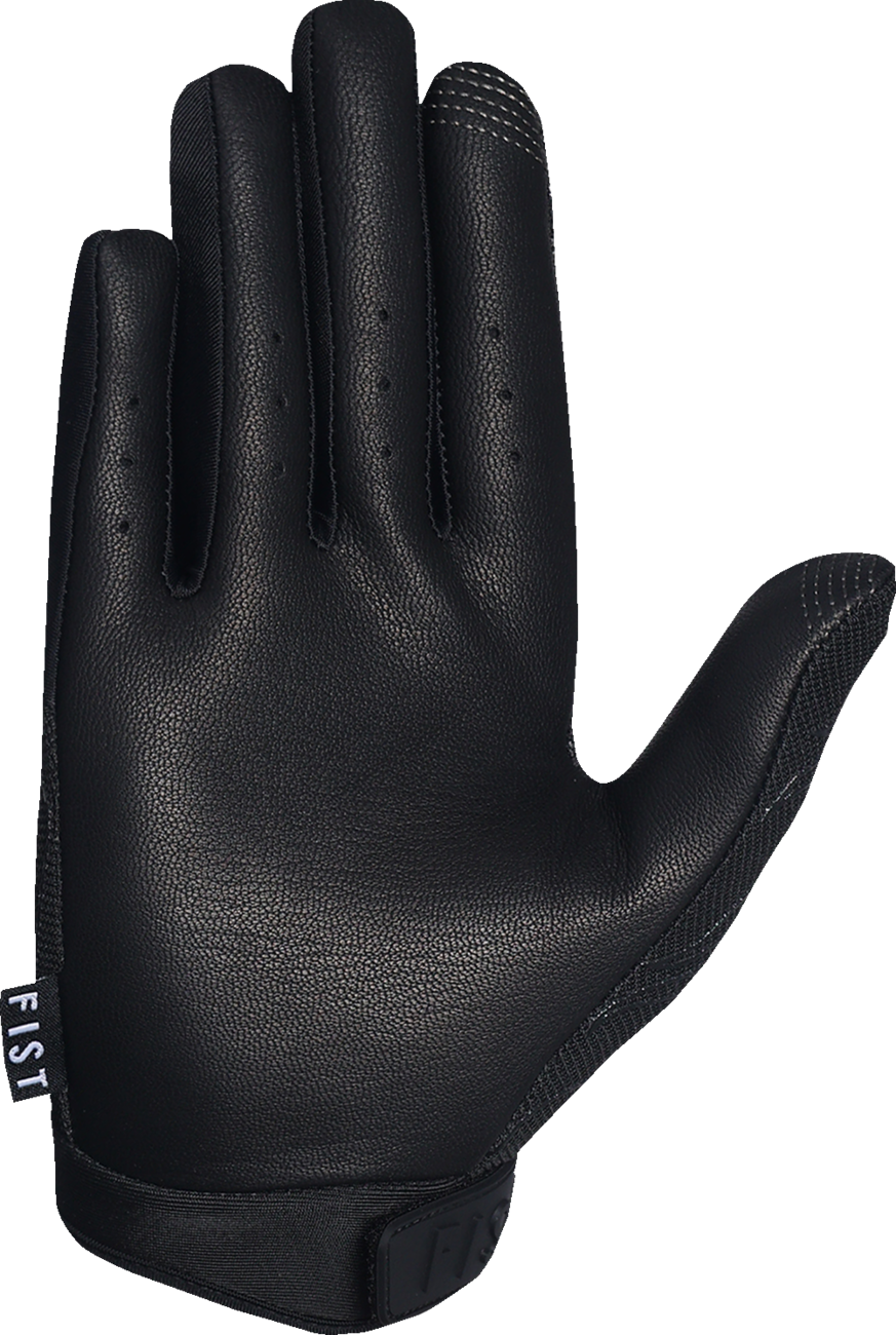 Black FIST HANDWEAR Drag Specialties motorcycle gloves in medium size with reinforced knuckles and adjustable wrist strap.