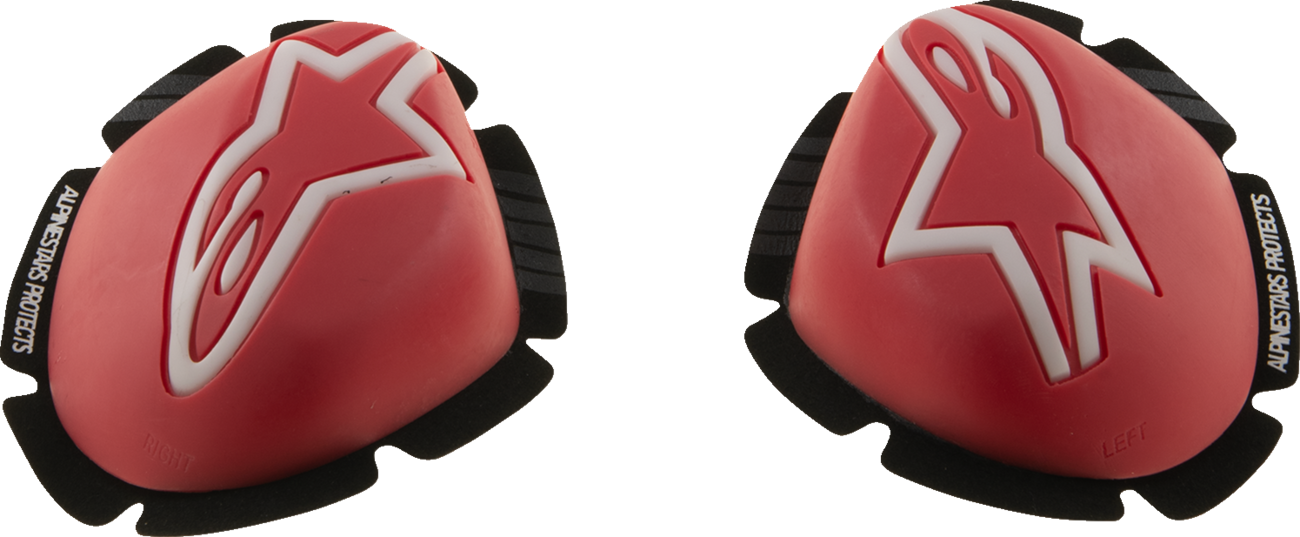 ALPINESTARS, Alpinestars GP Tech Knee Sliders - Red/White Part 6400126-32