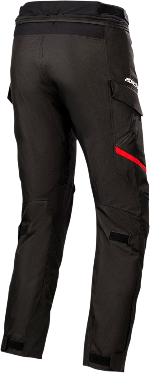 Alpinestars Honda Andes v3 Drystar® motorcycle pants in black, size 3XL, with reinforced knee areas and detailed stitching.