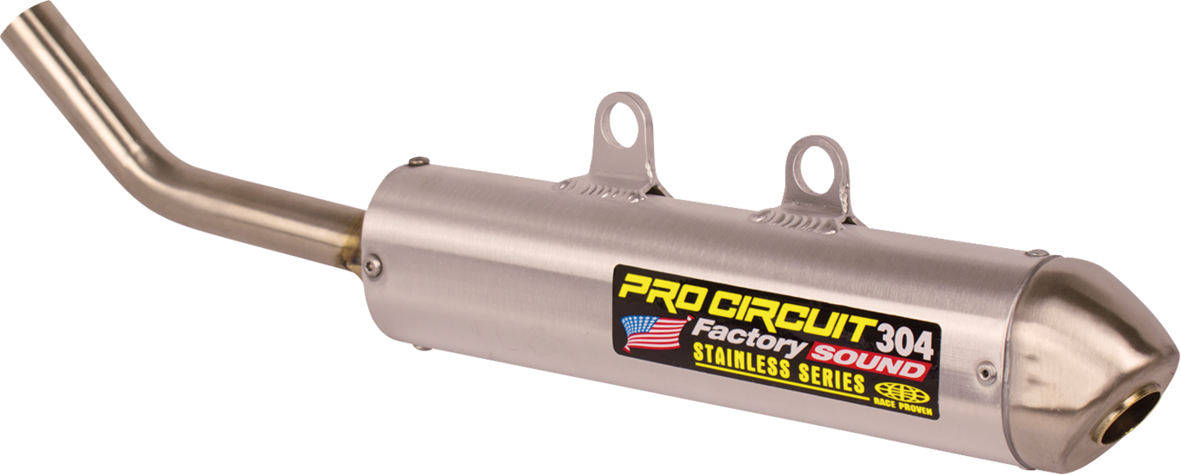 PRO CIRCUIT 304 Silencer for Beta motorcycle, durable aluminum exhaust with reduced noise and sleek design.