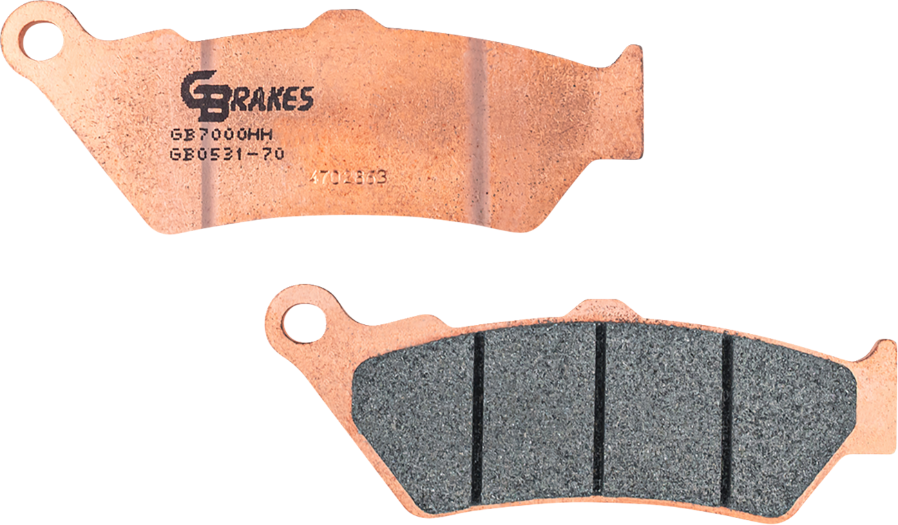 GBRAKES Sintered Brake Pads GB0531-70 for Motorcycle Front and Rear