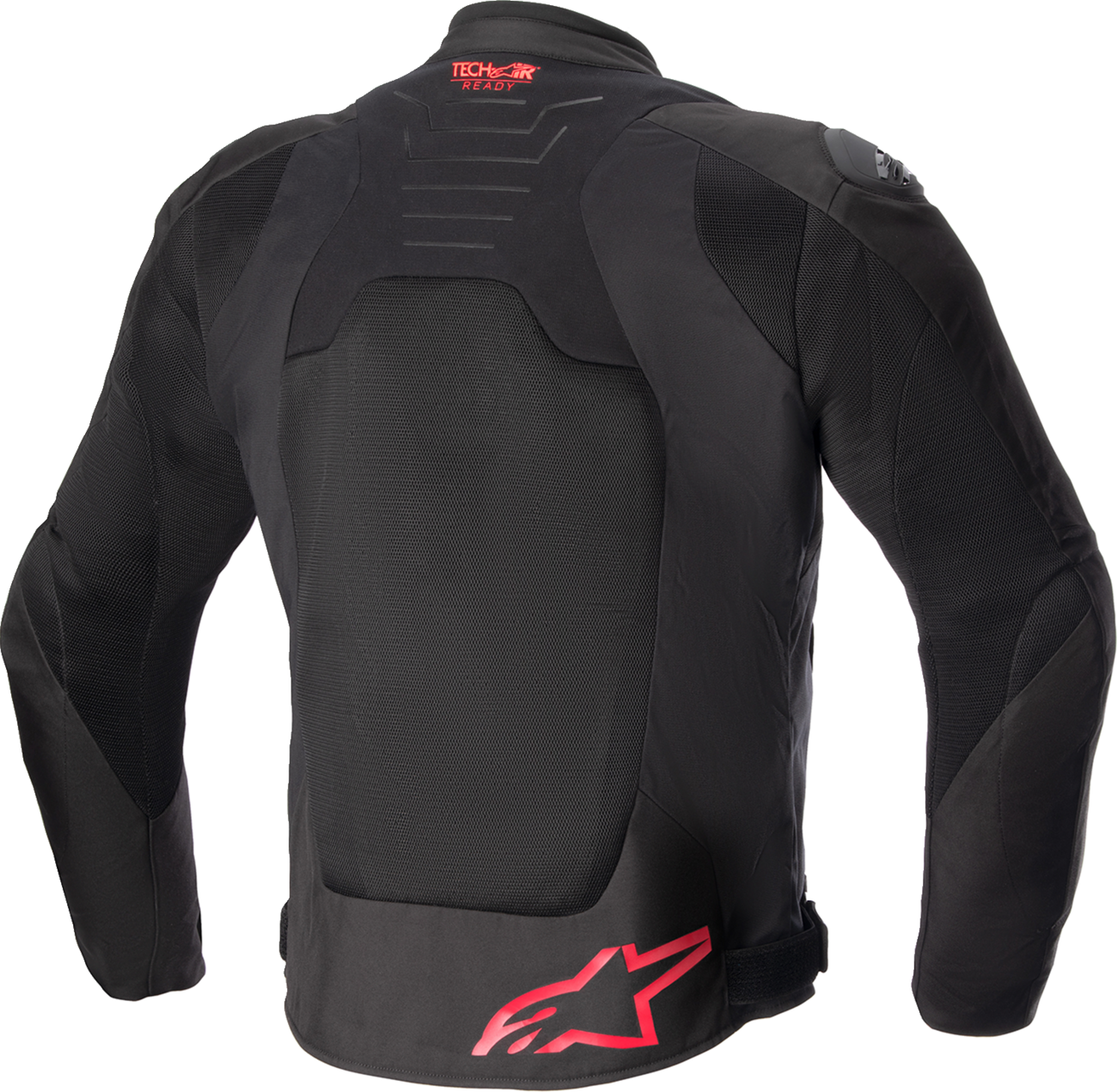 Alpinestars SMX Air jacket in black and red, size XL, featuring breathable fabric and protective padding for motorcycle riding.