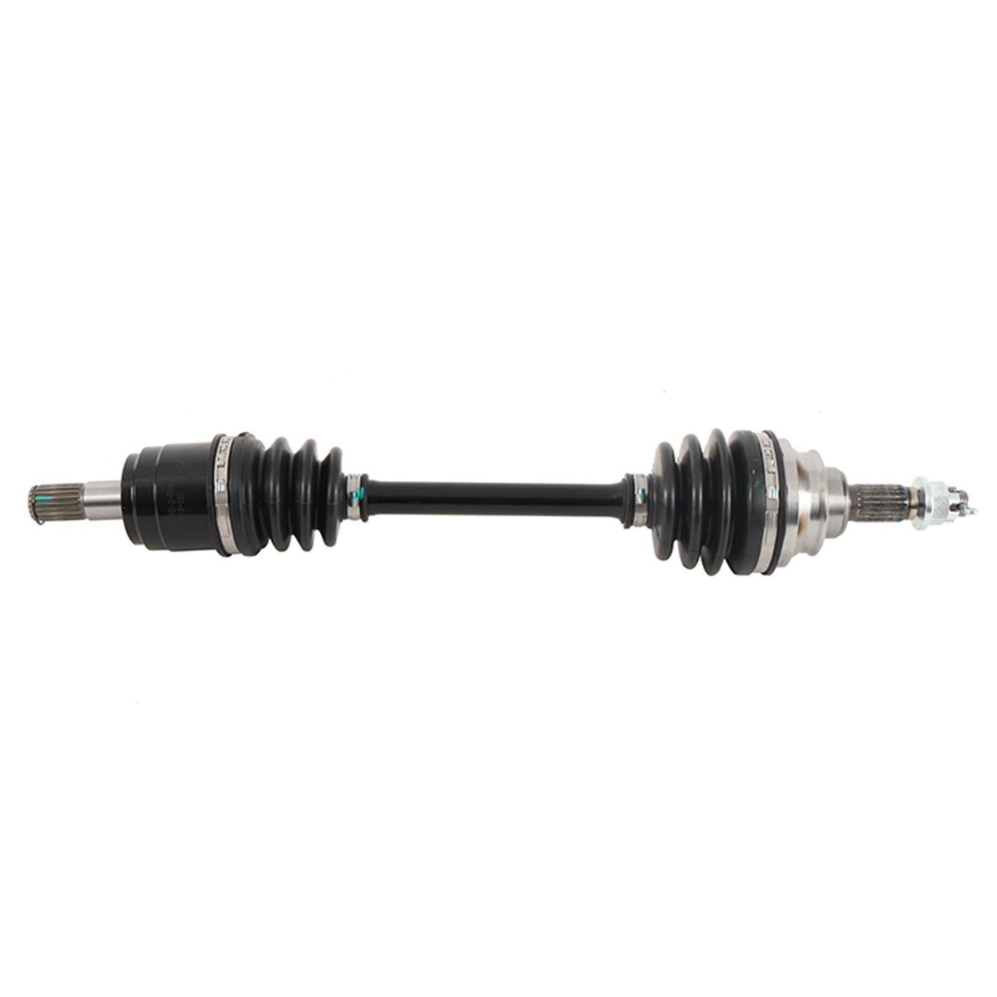 ALL BALLS Axle ABM-HO-8-217 for OEM fitment, showing a durable metal axle with precise manufacturing details.