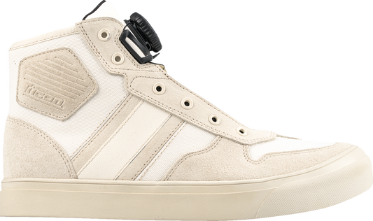 White ICON Dog Days Boots in US size 7, featuring durable material and adjustable straps for comfort and protection.