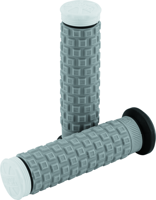 ProTaper, ProTaper Pillow Top ATV Grips - Black, Gray & White - Superior Off-Road Traction and Vibration Damping