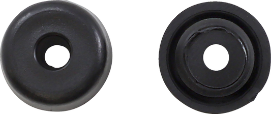 Acerbis black side panels for YZ 125/250 2022-2023 motocross bikes, shown on a motorcycle body.