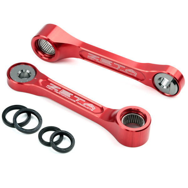 ZETA, ZETA Adjustable Lowering Link Hon Red - Part Number ZE56-01042