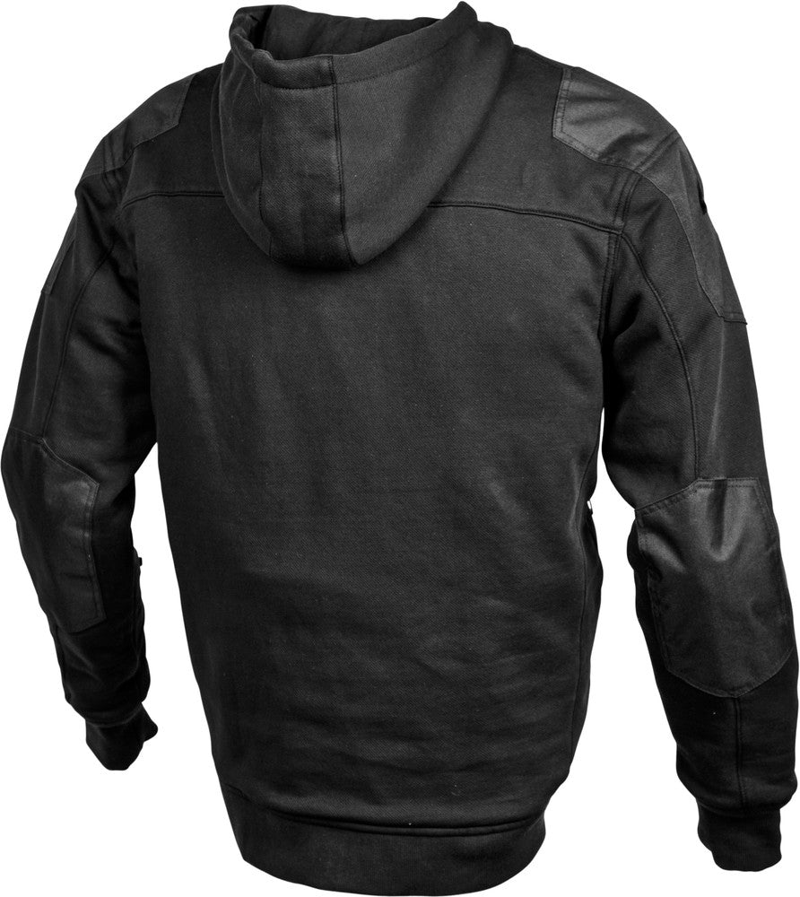 Covert Hoodie Black Lg - Howling Moto