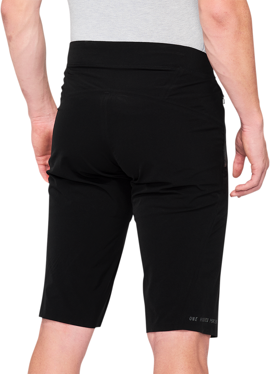 Black Bill's Exhausts 100% Celium Shorts in US 34, showing the sleek fabric and modern design of these casual shorts.