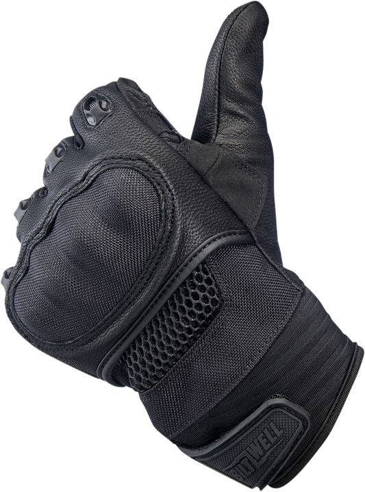 BILTWELL Bridgeport Gloves - Black Out - XS 1509-0101-301 - Howling Moto