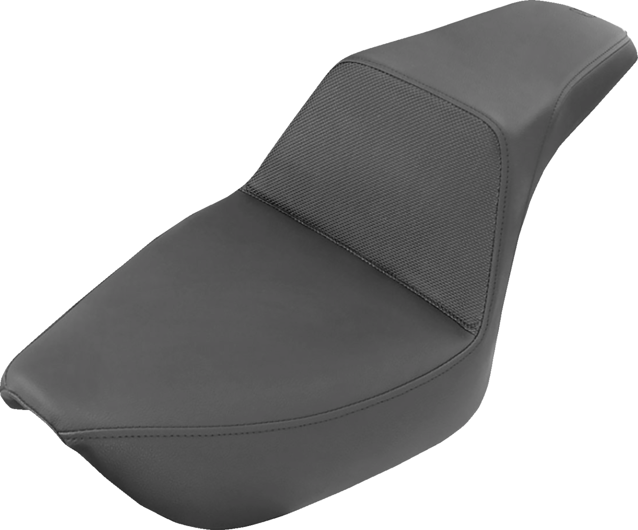 SADDLEMEN Step-Up Seat - Gripper - Black - FLHR/FLHX 897-06-174