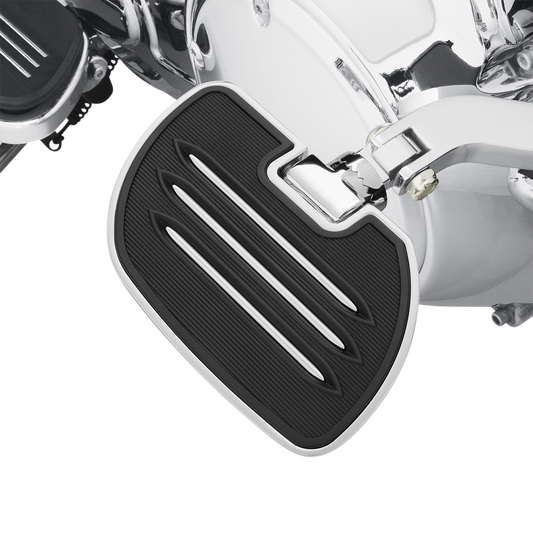 Bill's Exhausts SHOW CHROME Commander Highway Boards 21-913 engine component with chrome finish and detailed branding.