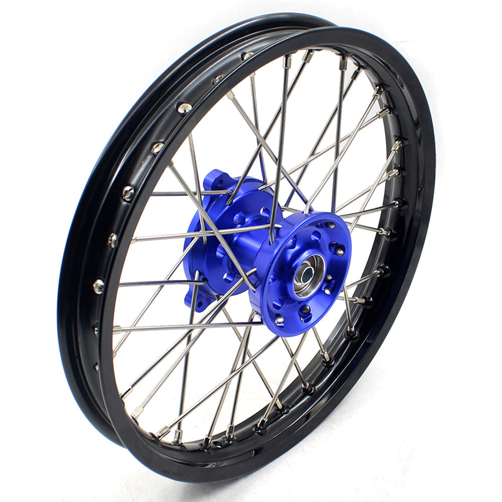 KKE 14 & 12 Kids Wheels Rims Set for YAMAHA YZ65 2018-2023 Blue - Howling Moto