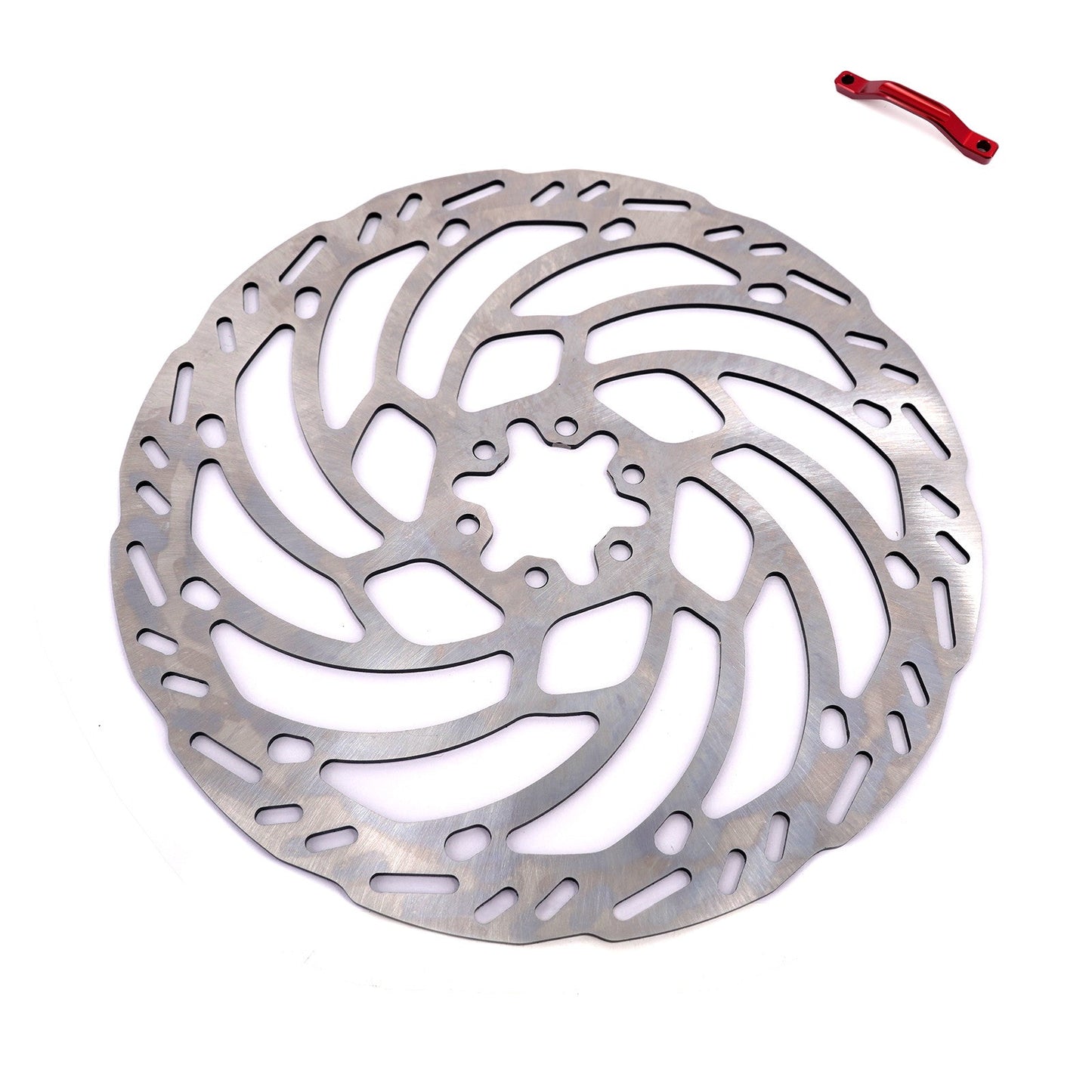 KKE Front 220MM Disc with Adapter For Surron Light Bee X, Segway X160/X260, E-Ride Pros SS, Talaria MX3 (Collective) - Howling Moto