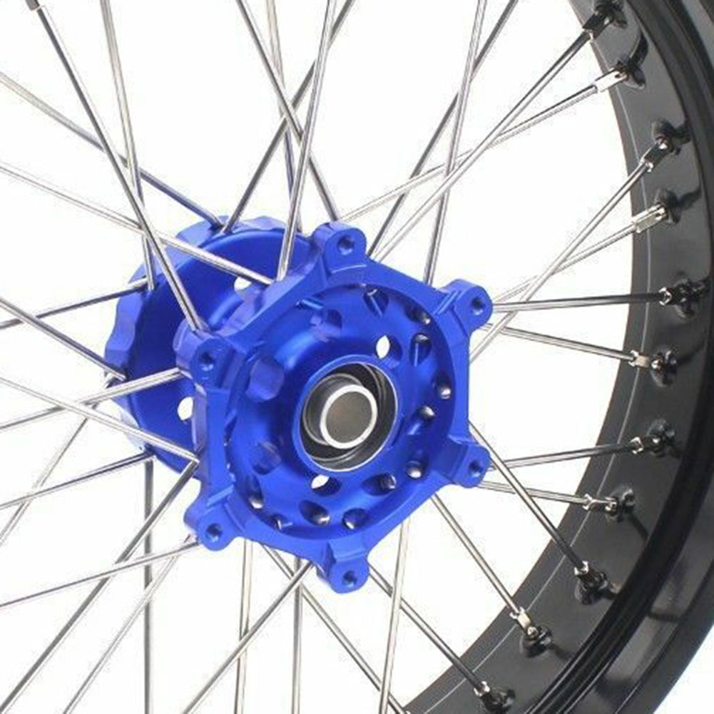 KKE 17Inch KX250F KX450F 2006-2021 For KAWASAKI Supermoto Alloy Wheels Rim Blue - Howling Moto